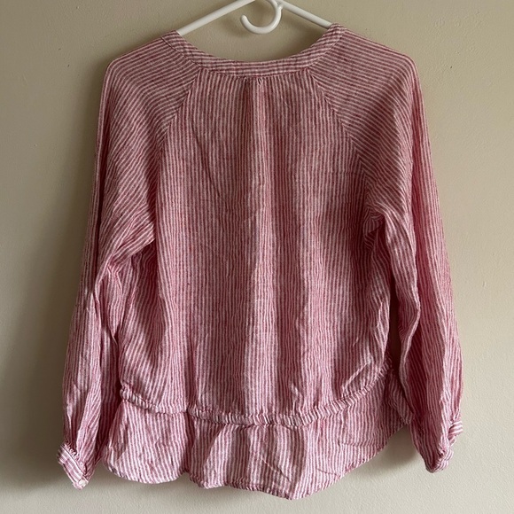 Rails Marti Blouse in Scarlet Stripe Size Medium - Picture 8 of 8